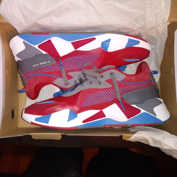 puma rsx red blue grey